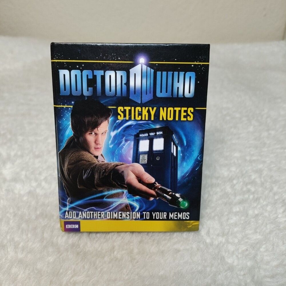 Doctor Who Dr. Sticky Notes Booklet Tardis - 6 Different Notepads Collectible